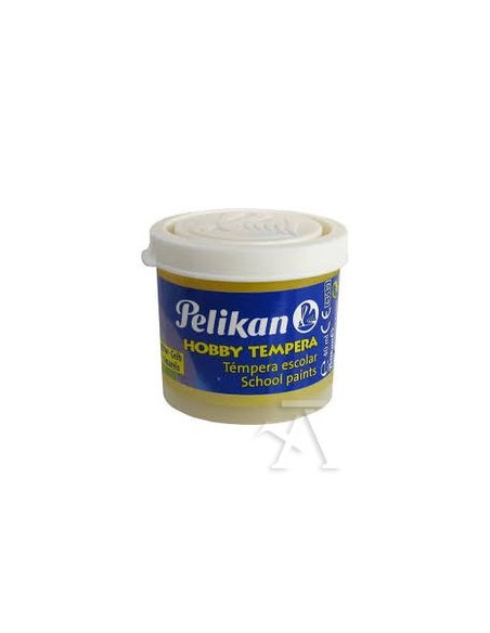 C 6 botes tempera pelikan 40ml color amarillo nº59a